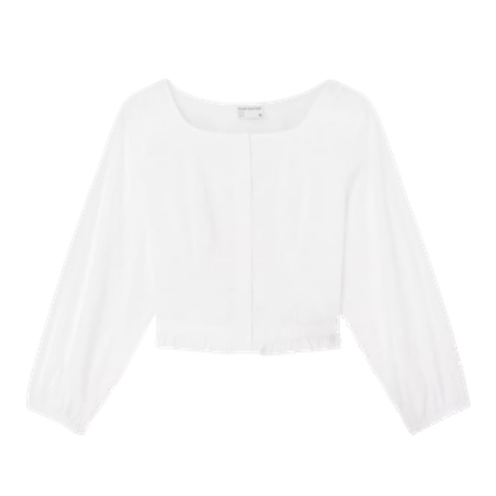 Frank & Oak Classic White Blouse